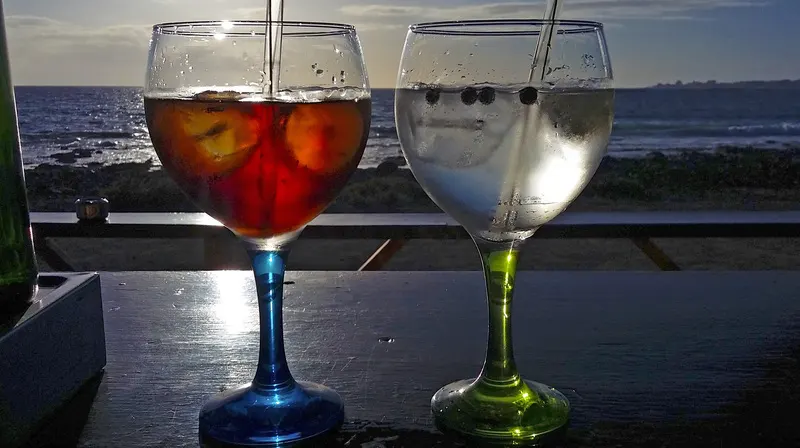 Chiringuito Palm Mar frente al mar